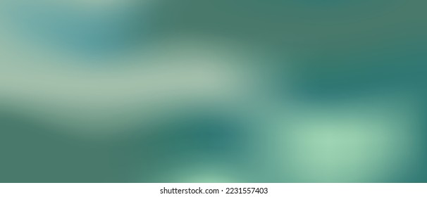 Monochromatic Seafoam Green Gradient. Vector Illustration. EPS 10.