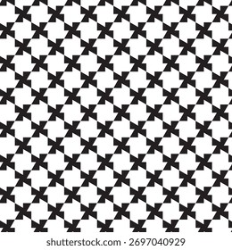 Monochromatic Seamless Geometric and Abstract Pattern Bundle