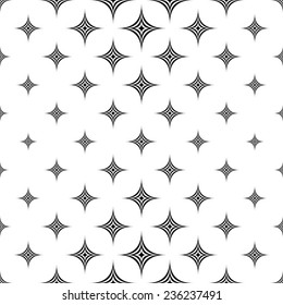 Monochromatic seamless star pattern