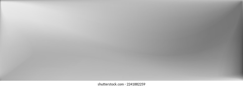 Monochromatic  Silver Office Background. Metallic Smooth Surface Illustration. Blank Water Smooth Surface Backdrop. Gray Alluminium Wavy Gradient Mesh. Vibrant Wavy Gradient Mesh.