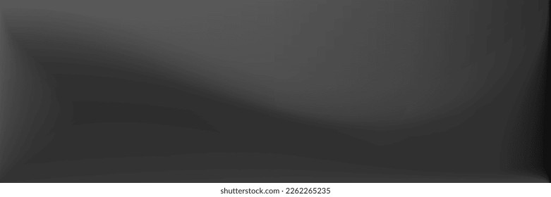 Monochromatic Silver Wavy Gradient Mesh. Black and white Gray Smooth Surface Backdrop. Vibrant  Alluminium Original Background. Natural Wavy Gradient Mesh. Grey Smooth Surface Illustration.