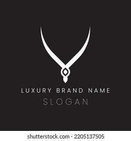 Monochromatic simple logo design with simple and modern shape	