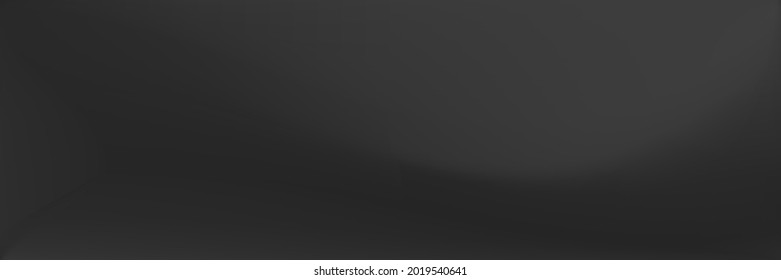 Monochromatic Smooth Surface Illustration. Grey Blank Wavy Gradient Mesh. Black and white Metallic Horizontal Lines Backdrop. Alluminium  Silver Trendy Background. Natural Wavy Gradient Mesh.