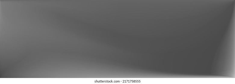 Ilustración Monocromática de Superficie Suave. Fondo blanco y negro plateado borroso. Malla de gradiente ondulado gris de agua. Fondo de líneas horizontales naturales metálicas. Malla de degradado ondulada en blanco.