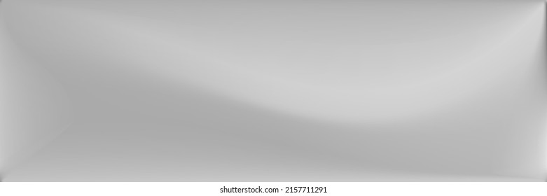 Monochromatic Vibrant Horizontal Lines Backdrop. Grey Wavy Gradient Mesh. Black and white  Blank Blurred Background. Metallic Silver Wavy Gradient Mesh. Alluminium Smooth Surface Illustration.