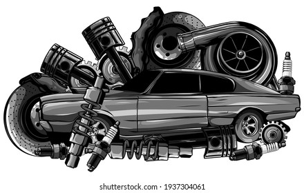 208,861 Car engine isolated Images, Stock Photos & Vectors | Shutterstock