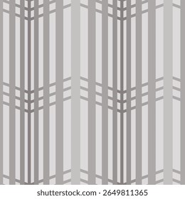 Monochromatic Waves of Charcoal Grays Featuring a Geometric Optical Illusion creating a seamless pattern print