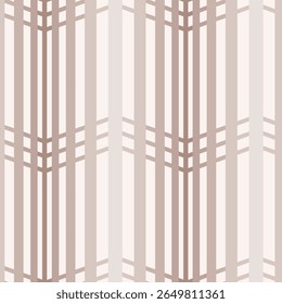 Monochromatic Waves of Coffee Browns Featuring a Geometric Optical Illusion creating a seamless pattern print