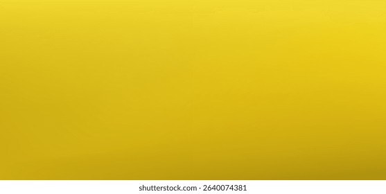 Monochromatic Yellow gradient design. Waving  yellow hues color banner. Yellow abstract backdrop. Vector Illustration.