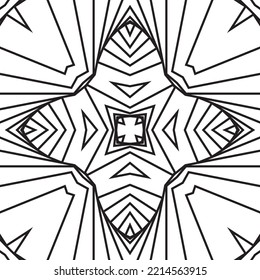 Monochrome 3D wireframe geometric shapes Vector Twisted Curved Stripe Modern Trendy Illustration of black white background. pattern,