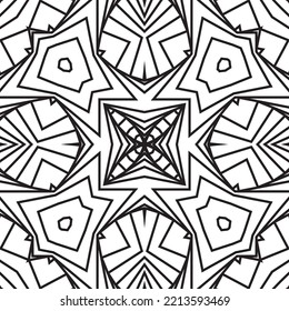Monochrome abstrakte 3D-Dynamik, gepolsterte Vektor-gedrehte Streifen Moderne Trendy Illustration von schwarz-weißem Hintergrund. Muster,