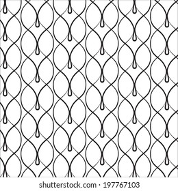 Monochrome abstract background. Black and white  pattern. EPS10 vector illustration.