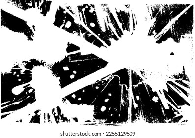 Fondo abstracto monocromo negro y blanco