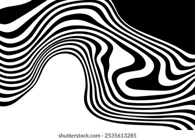 Monochrome abstract background. Black and white pattern. Halftone texture.