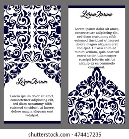 Monochrome abstract background for design your text. Card design template. Can be used for invitation, menu, ottoman, card design, for pillow design, banners, signs and others.