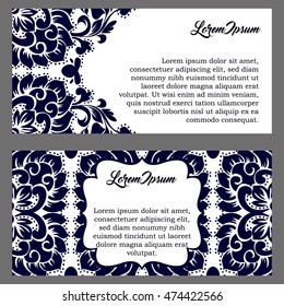 Monochrome abstract background for design your text. Card design template. Can be used for invitation, menu, ottoman, card design, for pillow design, banners, signs and others.