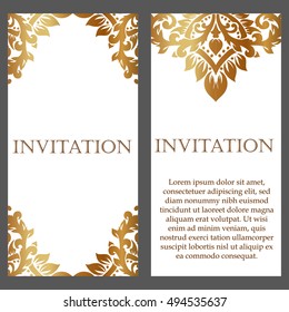 Monochrome abstract background for design your text. Card design template. Can be used for invitation, menu, ottoman, card design, for pillow design, banners, signs and others.
