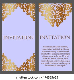 Monochrome abstract background for design your text. Card design template. Can be used for invitation, menu, ottoman, card design, for pillow design, banners, signs and others.