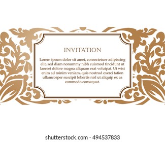 Monochrome abstract background for design your text. Card design template. Can be used for invitation, menu, ottoman, card design, for pillow design, banners, signs and others.