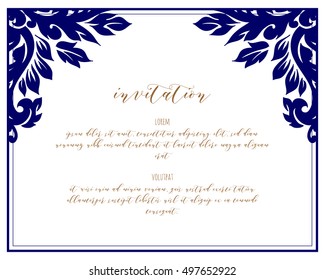Monochrome abstract background for design your text. Card design template. Can be used for invitation, menu, ottoman, card design, for pillow design, banners, signs and others.