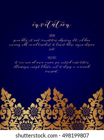 Monochrome abstract background for design your text. Card design template. Can be used for invitation, menu, ottoman, card design, for pillow design, banners, signs and others.