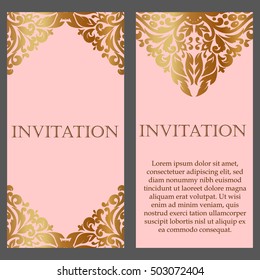 Monochrome abstract background for design your text. Card design template. Can be used for invitation, menu, ottoman, card design, for pillow design, banners, signs and others.
