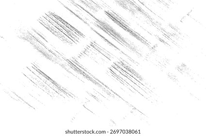 Um plano de fundo abstrato monocromático com traçados de pincel diagonal e pontos dispersos criando uma textura grunge.