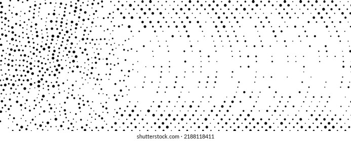 Monochrome abstract background  Pattern particles  Random maze  puzzle  Circular dots  Chaotic ornament  Circular pattern point  Design banner  poster website  frames social networks  Vector