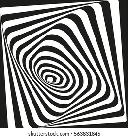 Monochrome abstract  background: stripes, transitions, tilts, arcs. Vector illustration.
