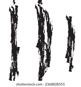 Diseño de patrones de pincel monocromo para textiles de moda, gráficos y artesanías