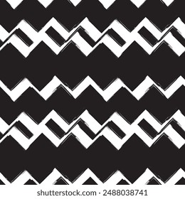 Monochrome Abstrakte Pinselstriche Muster Design für Mode Textilien, Grafik und Handwerk