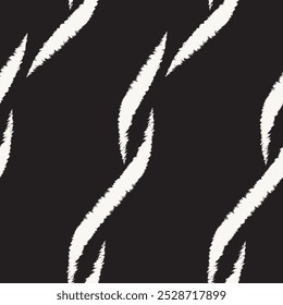 Diseño monocromático Abstractas del modelo de los trazos del cepillo para los textiles, los gráficos y los artes de la moda