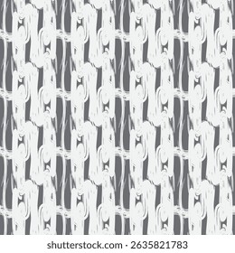 Monochrome Abstract Brush strokes pattern design for fashion textiles, graphics and crafts