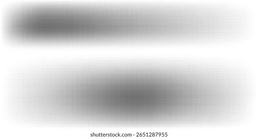 Diseño Abstractas monocromo con patrón de degradado punteado y efecto de escala de grises