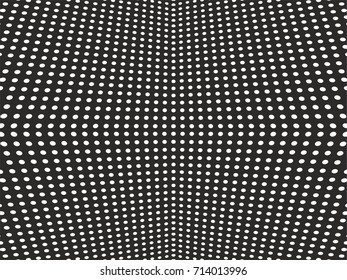 monochrome abstract dotted pattern halftone background vector