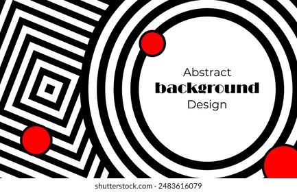Monochrome Abstract Dynamic Pattern Background