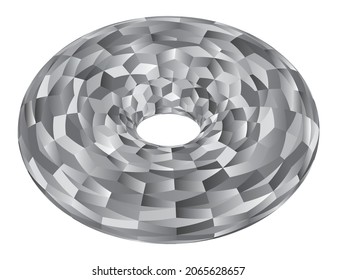 Monochrome Abstract element for design. Vector illustration