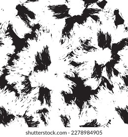 Resumen monocromo Diseño de patrones sin soldadura floral para textiles de moda, gráficos, fondos y artesanías