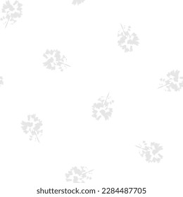 Monochrome Abstract Floral seamless pattern design for fashion textiles, graphics, backgrounds and crafts