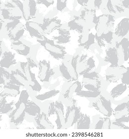 Monochrome Abstract Floral seamless pattern design for fashion textiles, graphics, backgrounds and crafts