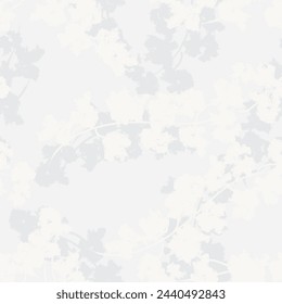 Monochrome Abstract Floral seamless pattern design for fashion textiles, graphics, backgrounds and crafts