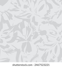 Monochrome Abstract Floral seamless pattern design for fashion textiles, graphics, backgrounds and crafts