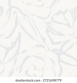 Diseño inconsútil floral Abstractas monocromo del modelo para los textiles de la moda, los gráficos, los fondos y las artes