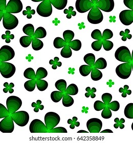
Monochrome abstract flowers.Seamless pattern.