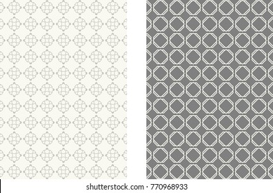 Monochrome abstract geometric line pattern, size A4. Trendy linear background collection. Cover header design for wallpaper, flyer, book, brochure, business card. 