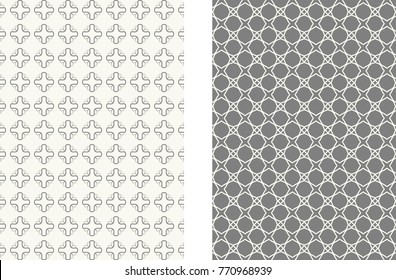 Monochrome abstract geometric line pattern, size A4. Trendy linear background collection. Cover header design for wallpaper, flyer, book, brochure, business card.