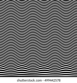 Monochrome abstract geometric pattern in irregular fashion