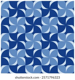Monochrome abstract geometric poster template with modern shapes pattern