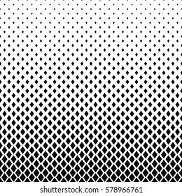 Monochrome abstract geometric rhombus shape pattern design background