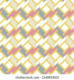 Monochrome abstract geometric texture. Stylish design in fashion style.